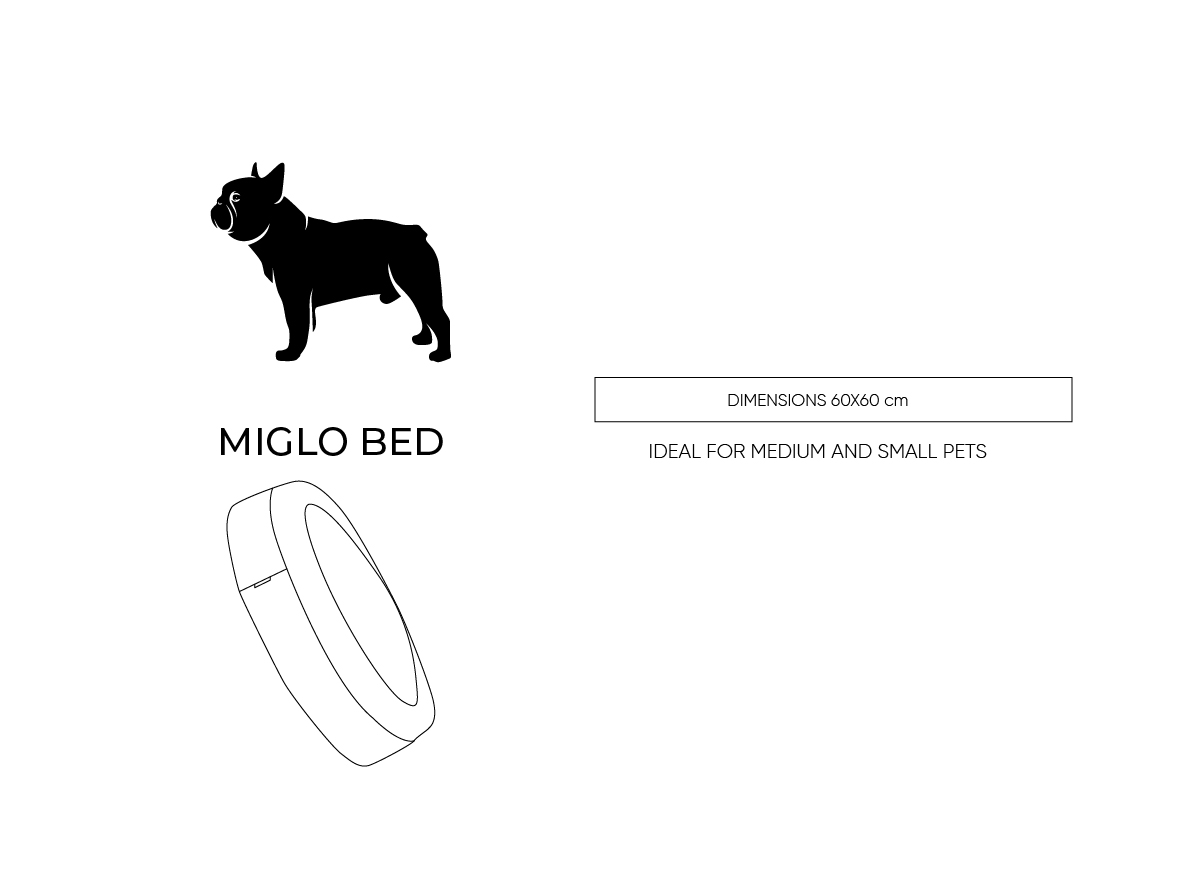 Miglo Bed 60x60 view 3